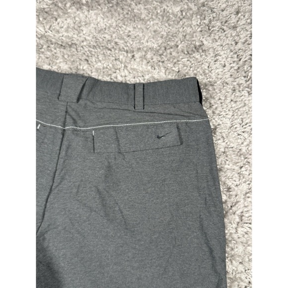 Nike‎ Golf Pants Mens 32x32 Dark Gray Dri Fit Performance Tech Chino - Picture 8 of 14